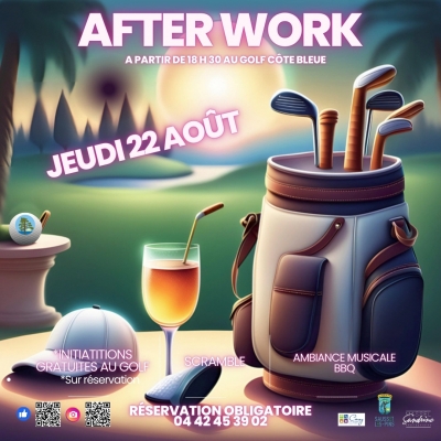 09/08/2024 - ⛳️🏌️‍♂️🏌️‍♀️AFTER WORK au Golf de Sausset - Jeudi 22 aout 🍻🍹🍴